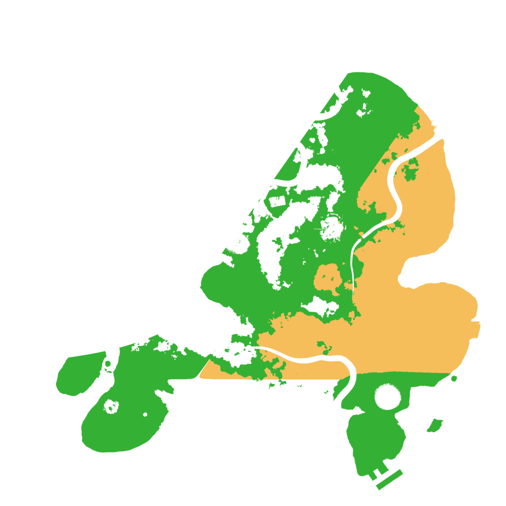 Biome Rust Map: Procedural Map, Size: 3500, Seed: 1604988647