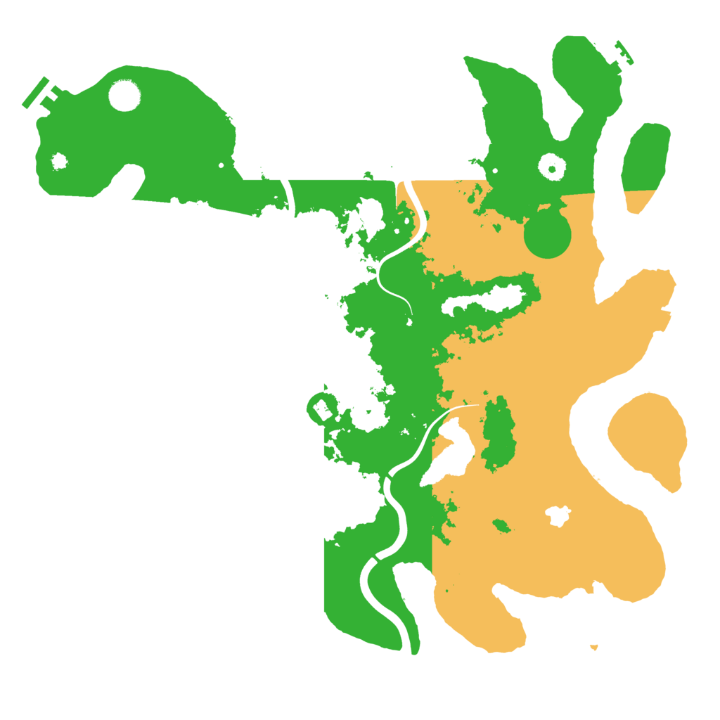Biome Rust Map: Procedural Map, Size: 4000, Seed: 1222439180