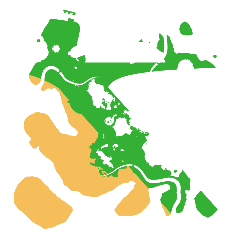 Biome Rust Map: Procedural Map, Size: 3000, Seed: 200783