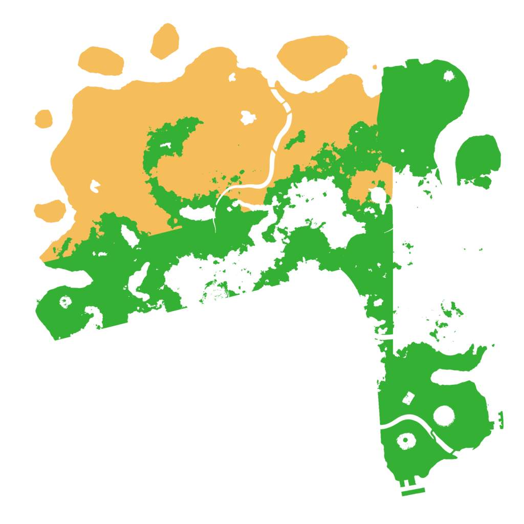 Biome Rust Map: Procedural Map, Size: 4500, Seed: 20260527