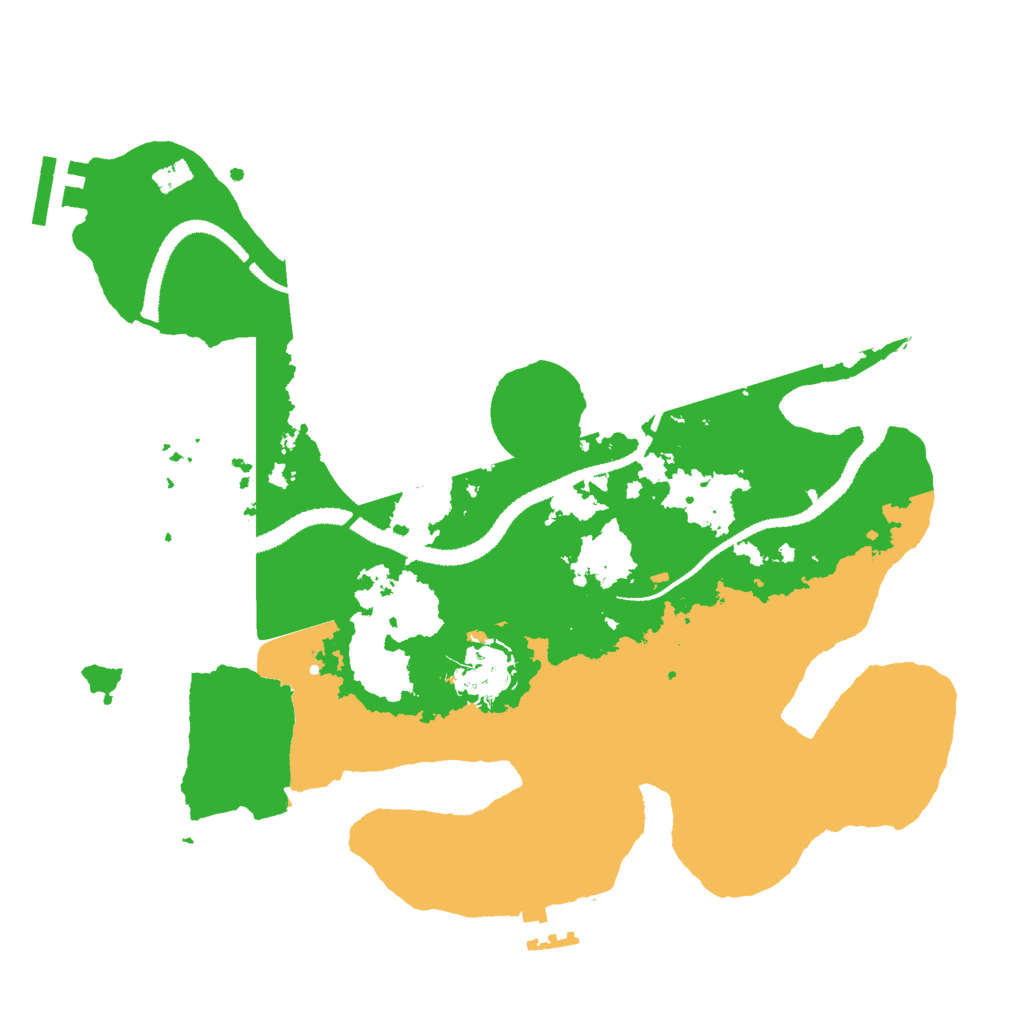 Biome Rust Map: Procedural Map, Size: 3000, Seed: 864981676