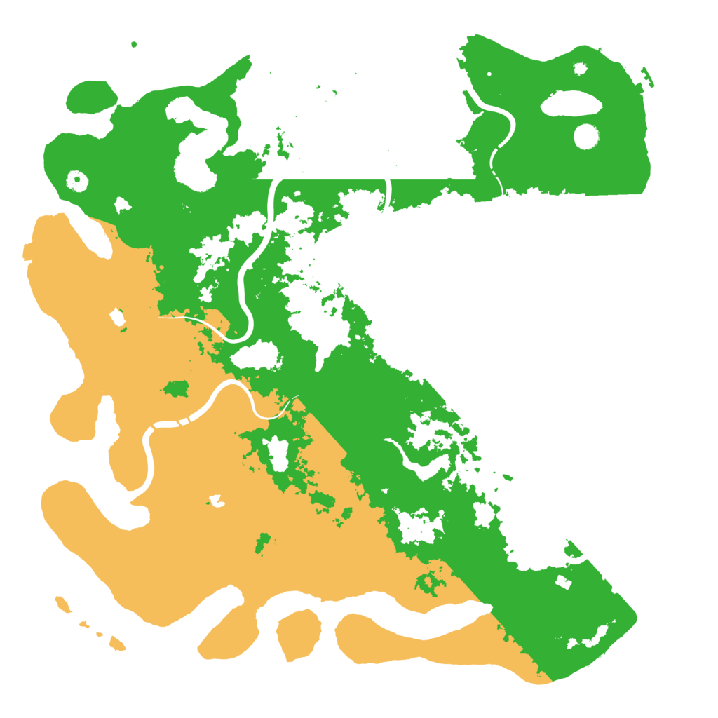 Biome Rust Map: Procedural Map, Size: 5000, Seed: 200783
