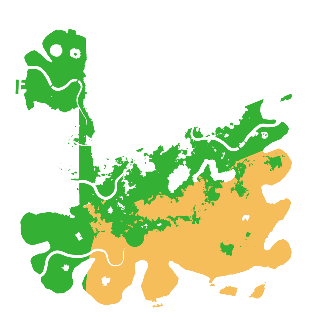 Biome Rust Map: Procedural Map, Size: 4500, Seed: 394027696