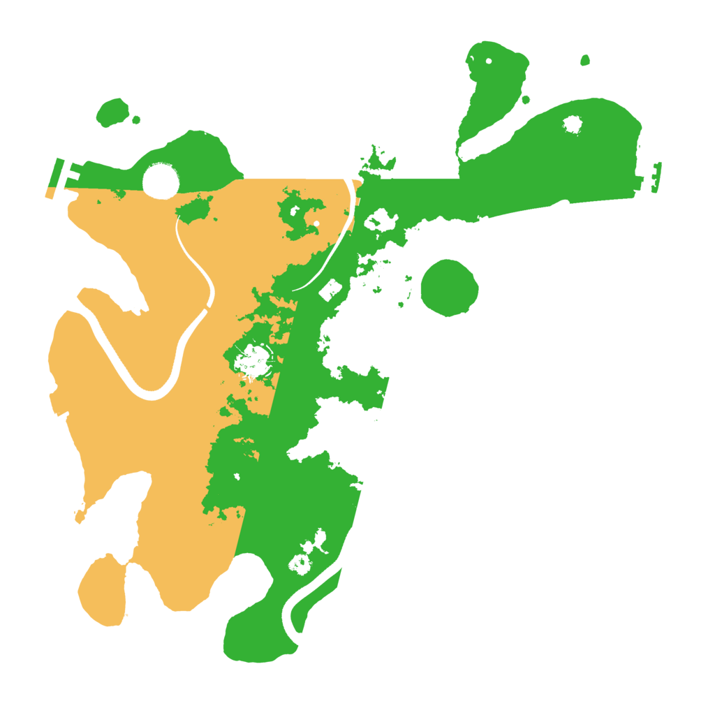 Biome Rust Map: Procedural Map, Size: 3500, Seed: 1784180951