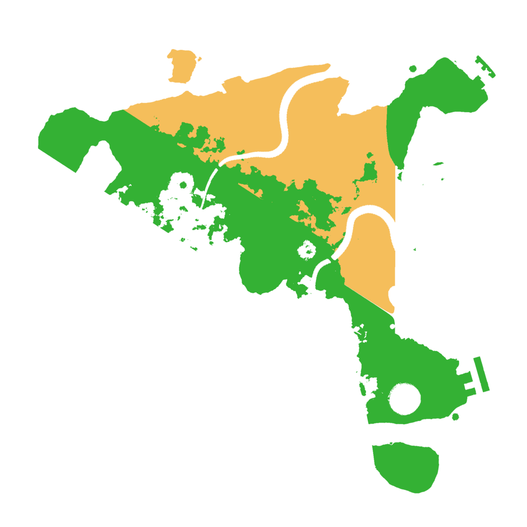 Biome Rust Map: Procedural Map, Size: 3000, Seed: 1689123555