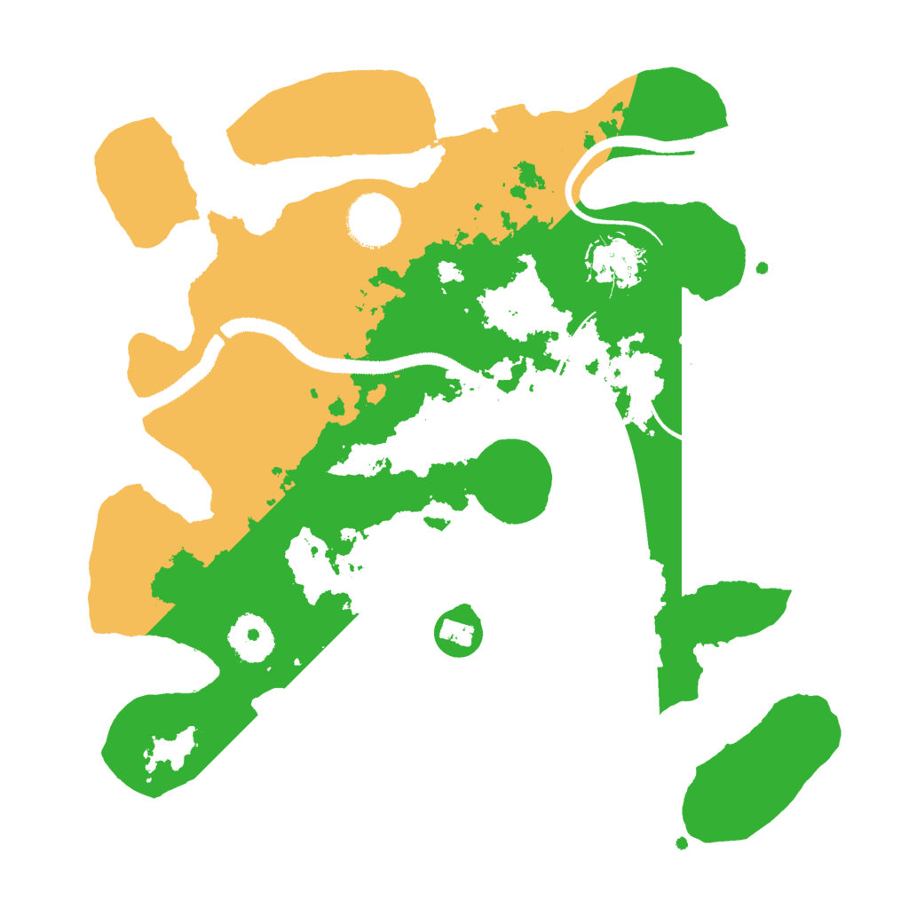 Biome Rust Map: Procedural Map, Size: 3000, Seed: 20973