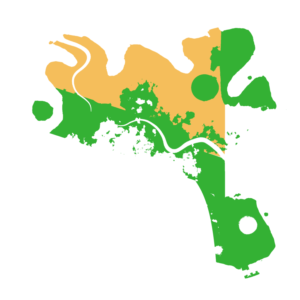 Biome Rust Map: Procedural Map, Size: 3000, Seed: 63495
