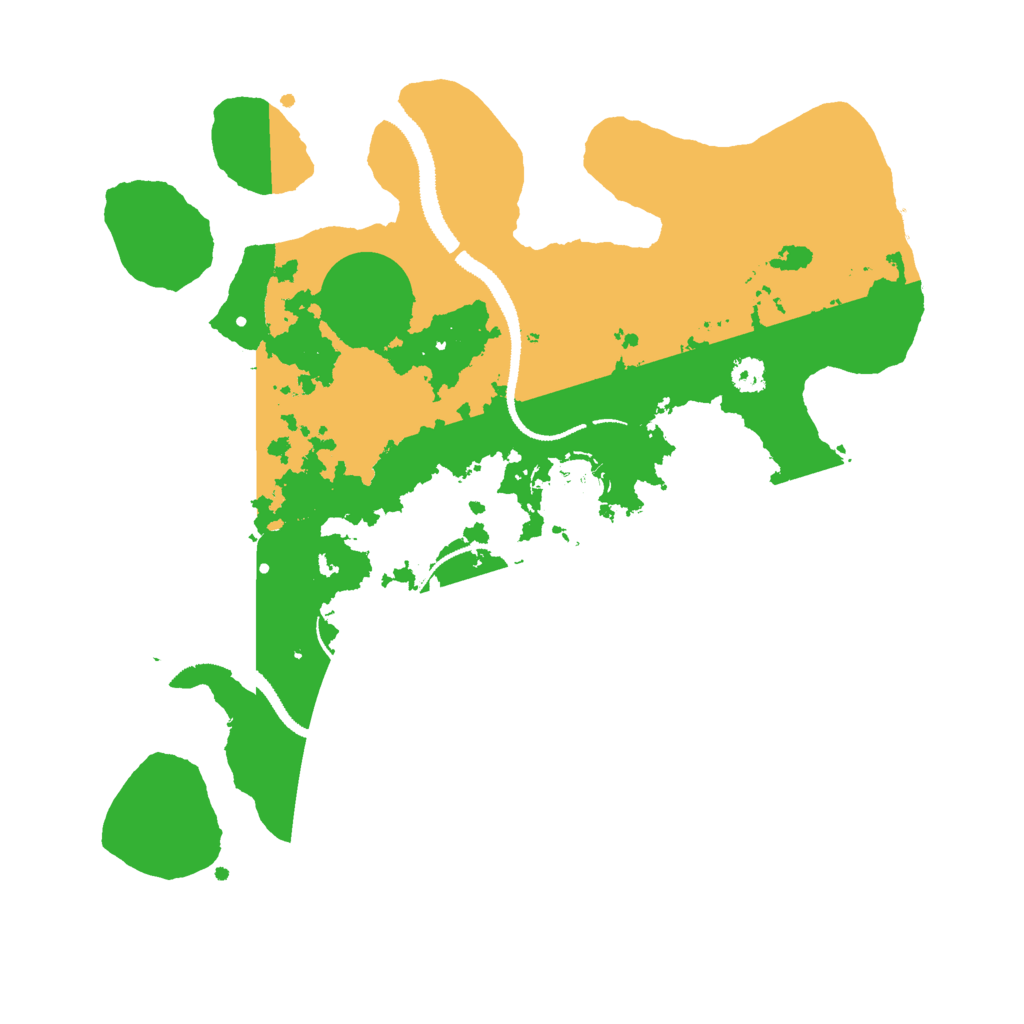 Biome Rust Map: Procedural Map, Size: 2935, Seed: 1249280