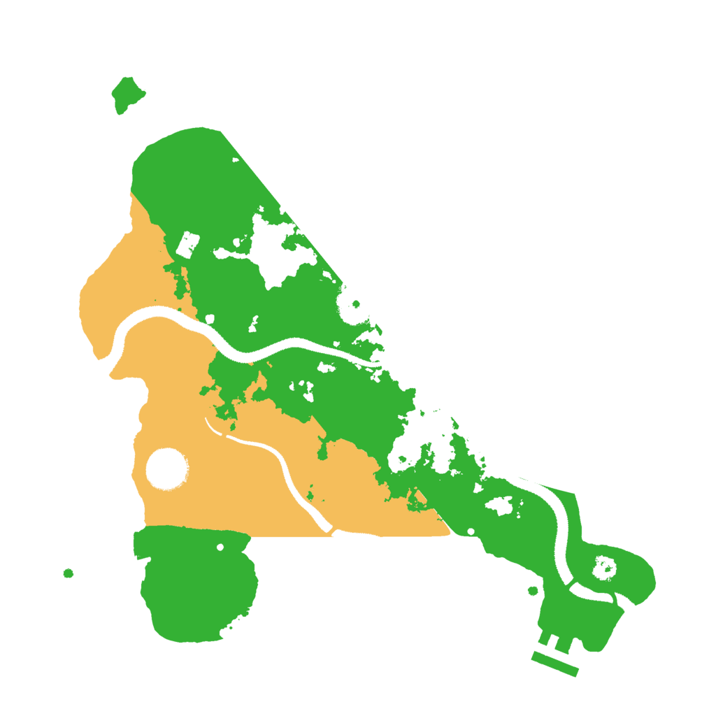 Biome Rust Map: Procedural Map, Size: 3000, Seed: 1063215363