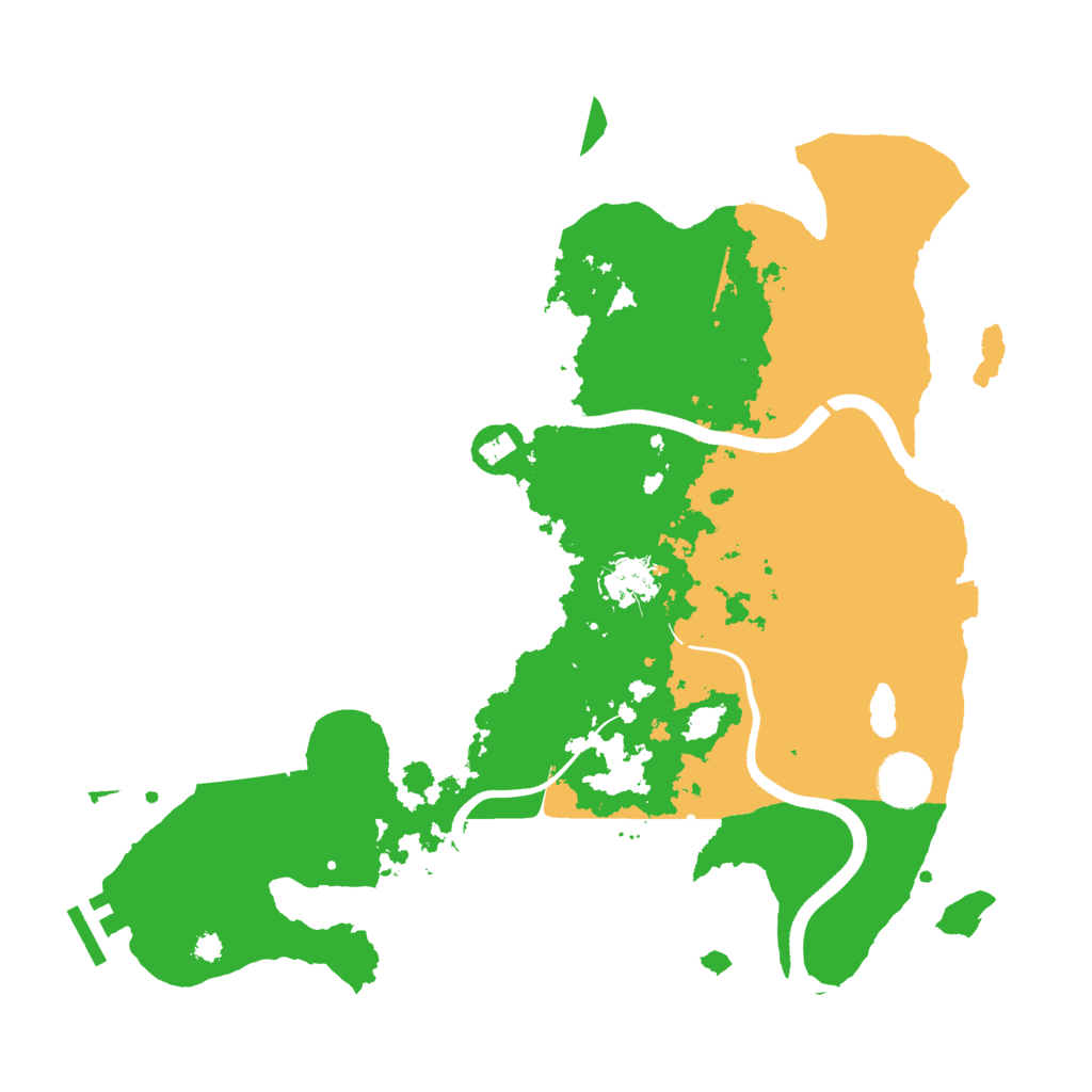 Biome Rust Map: Procedural Map, Size: 3514, Seed: 568915763