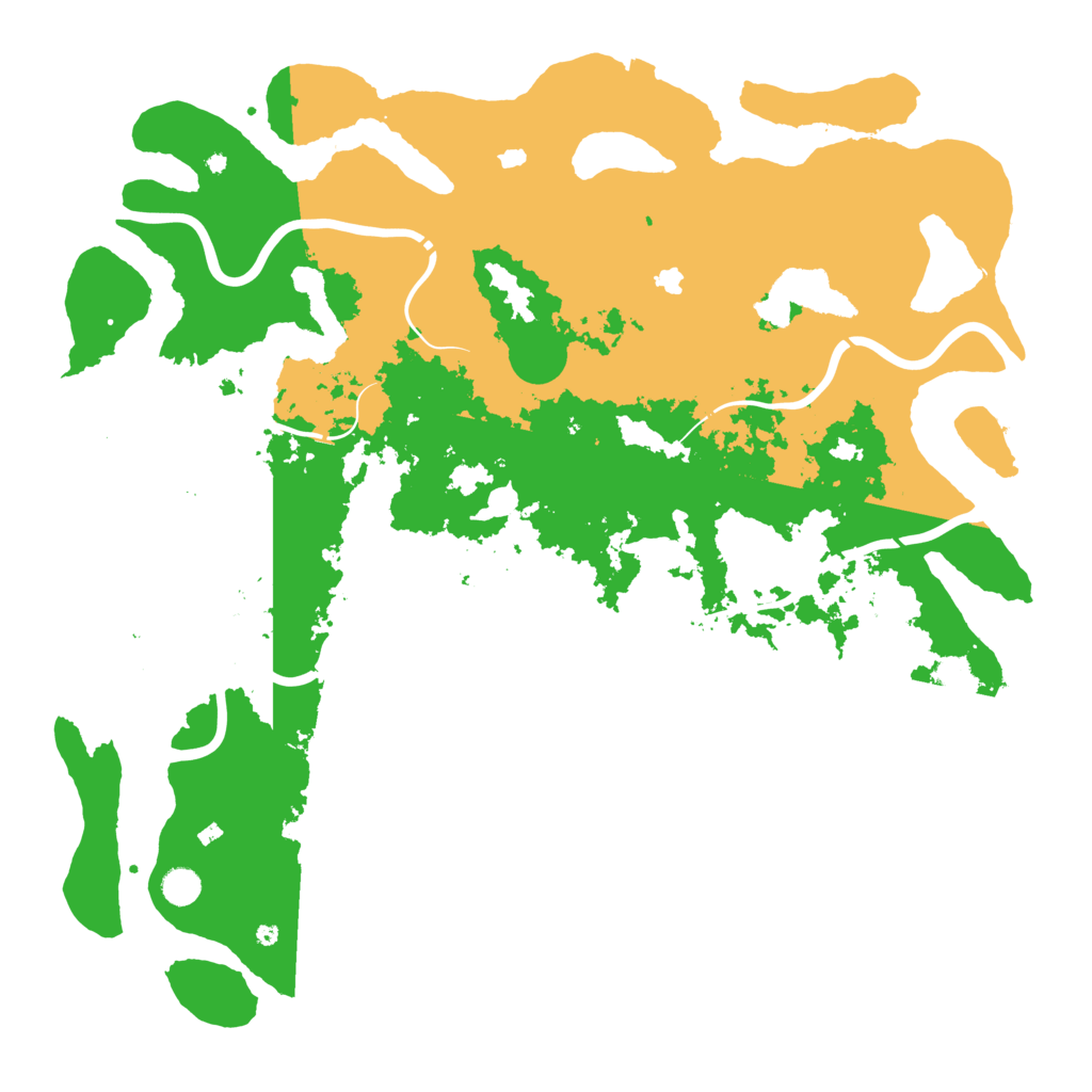 Biome Rust Map: Procedural Map, Size: 5000, Seed: 1615964094