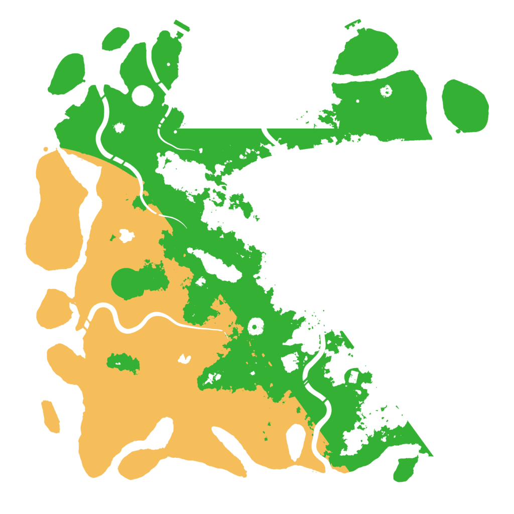 Biome Rust Map: Procedural Map, Size: 4500, Seed: 318349548