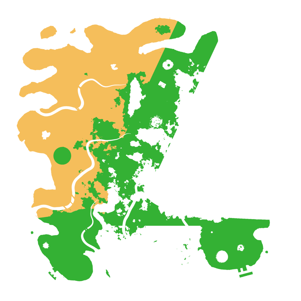 Biome Rust Map: Procedural Map, Size: 4500, Seed: 1913689181