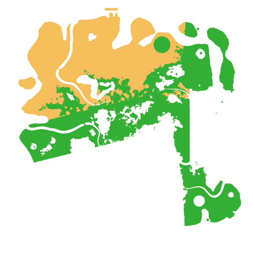 Biome Rust Map: Procedural Map, Size: 4000, Seed: 20260527