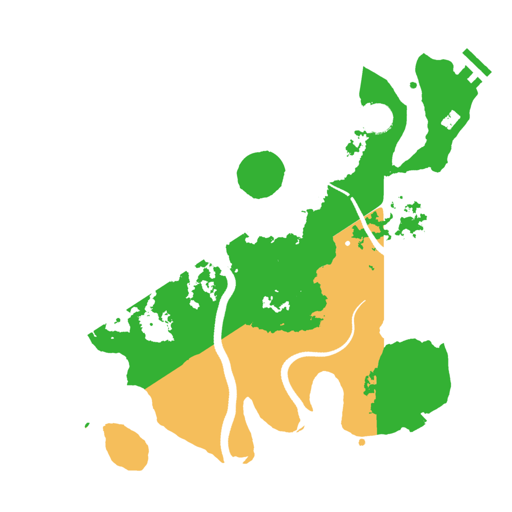 Biome Rust Map: Procedural Map, Size: 3000, Seed: 215657230