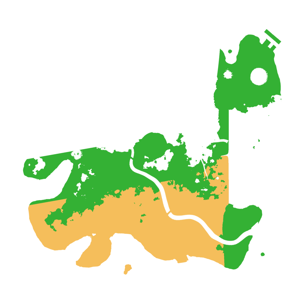 Biome Rust Map: Procedural Map, Size: 3200, Seed: 453588201