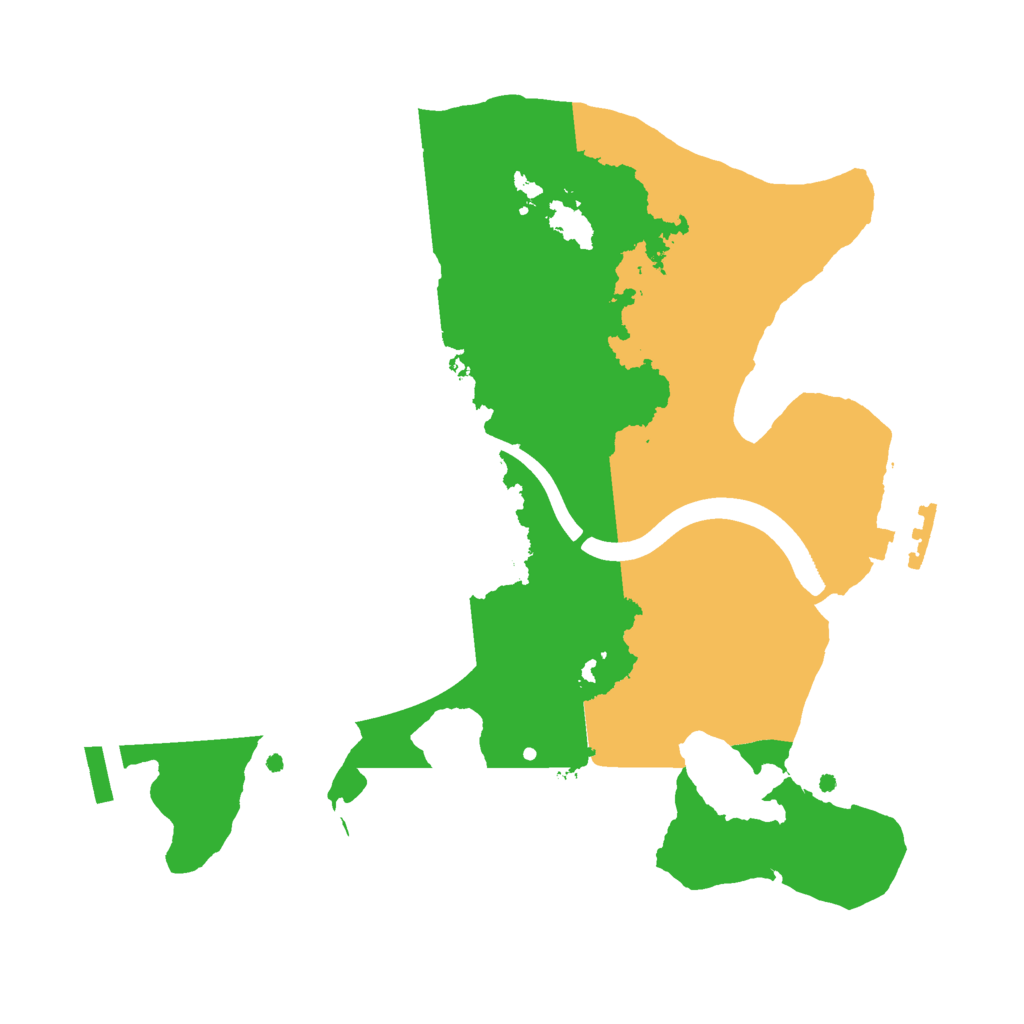Biome Rust Map: Procedural Map, Size: 2300, Seed: 173878167
