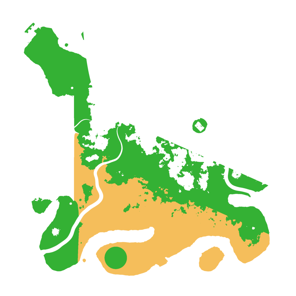 Biome Rust Map: Procedural Map, Size: 3500, Seed: 1099713234