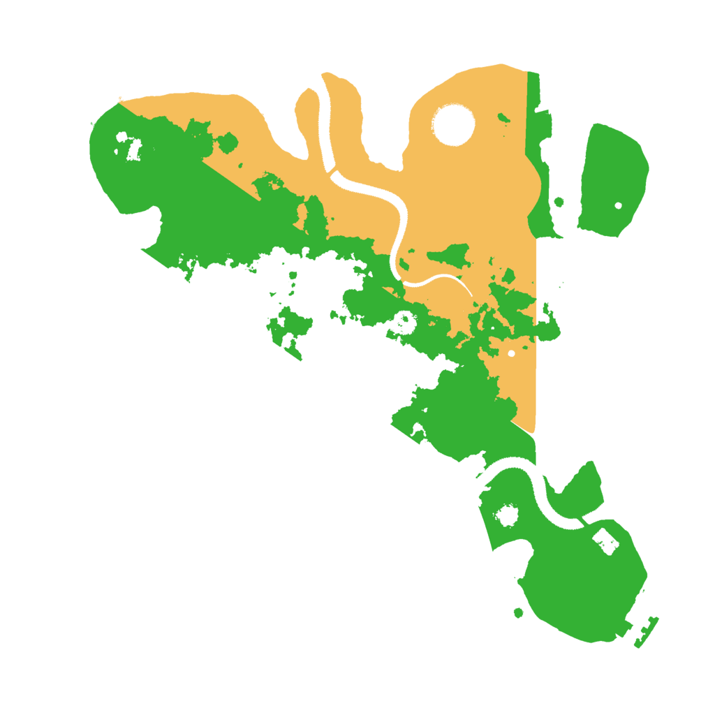 Biome Rust Map: Procedural Map, Size: 3000, Seed: 368156