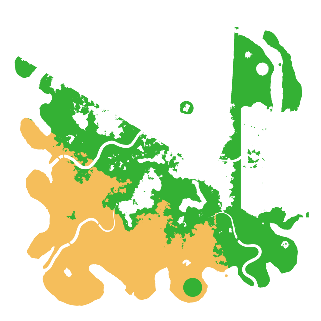 Biome Rust Map: Procedural Map, Size: 4500, Seed: 1179149827