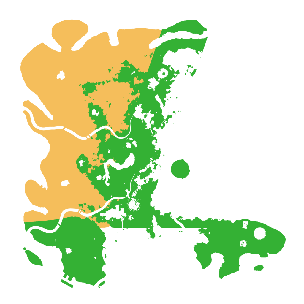 Biome Rust Map: Procedural Map, Size: 4500, Seed: 843991
