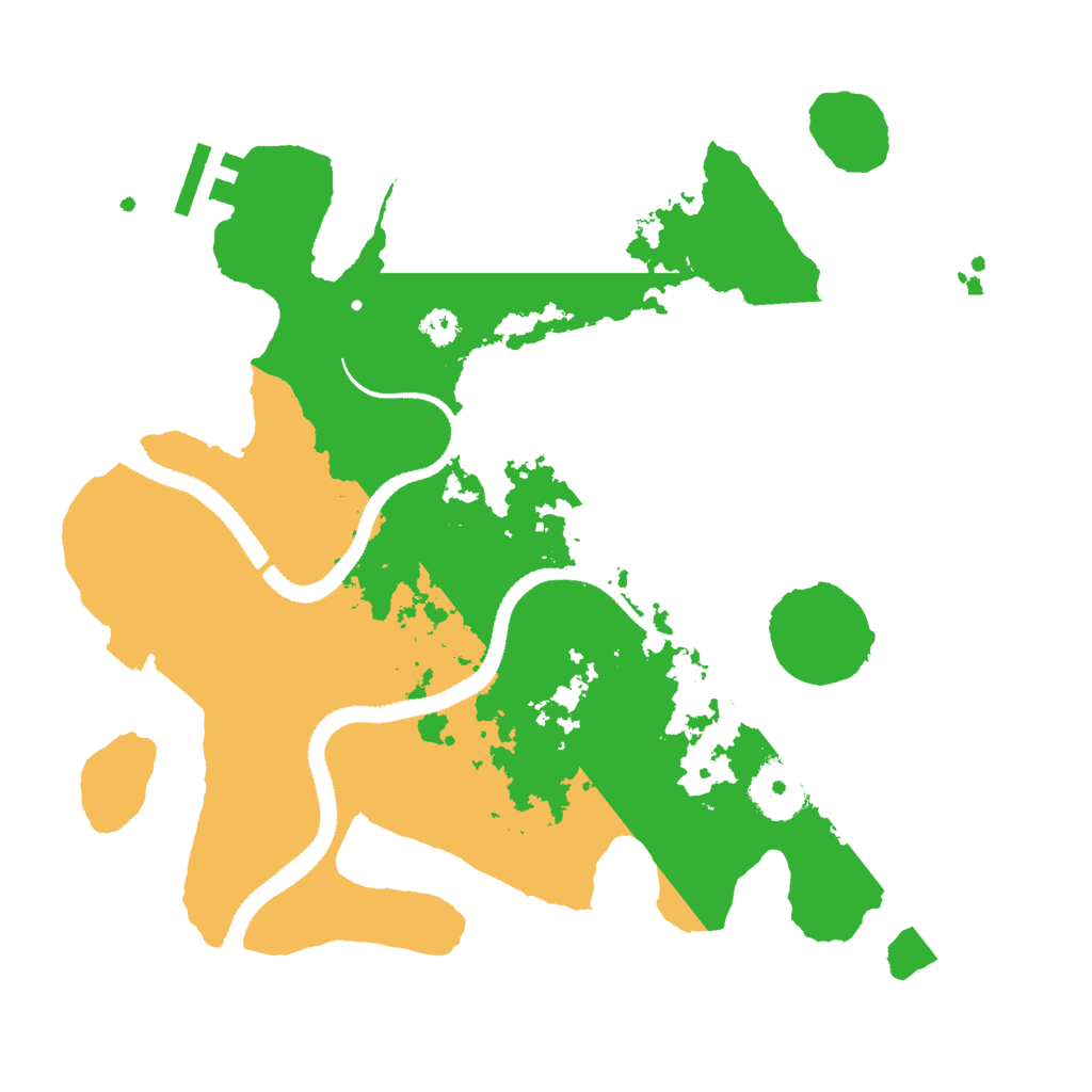 Biome Rust Map: Procedural Map, Size: 3000, Seed: 209740157
