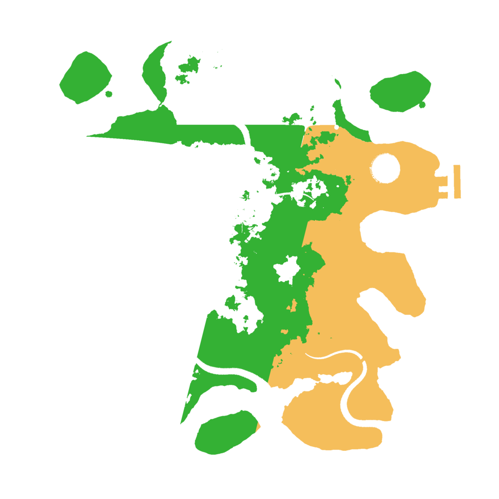 Biome Rust Map: Procedural Map, Size: 3000, Seed: 79191