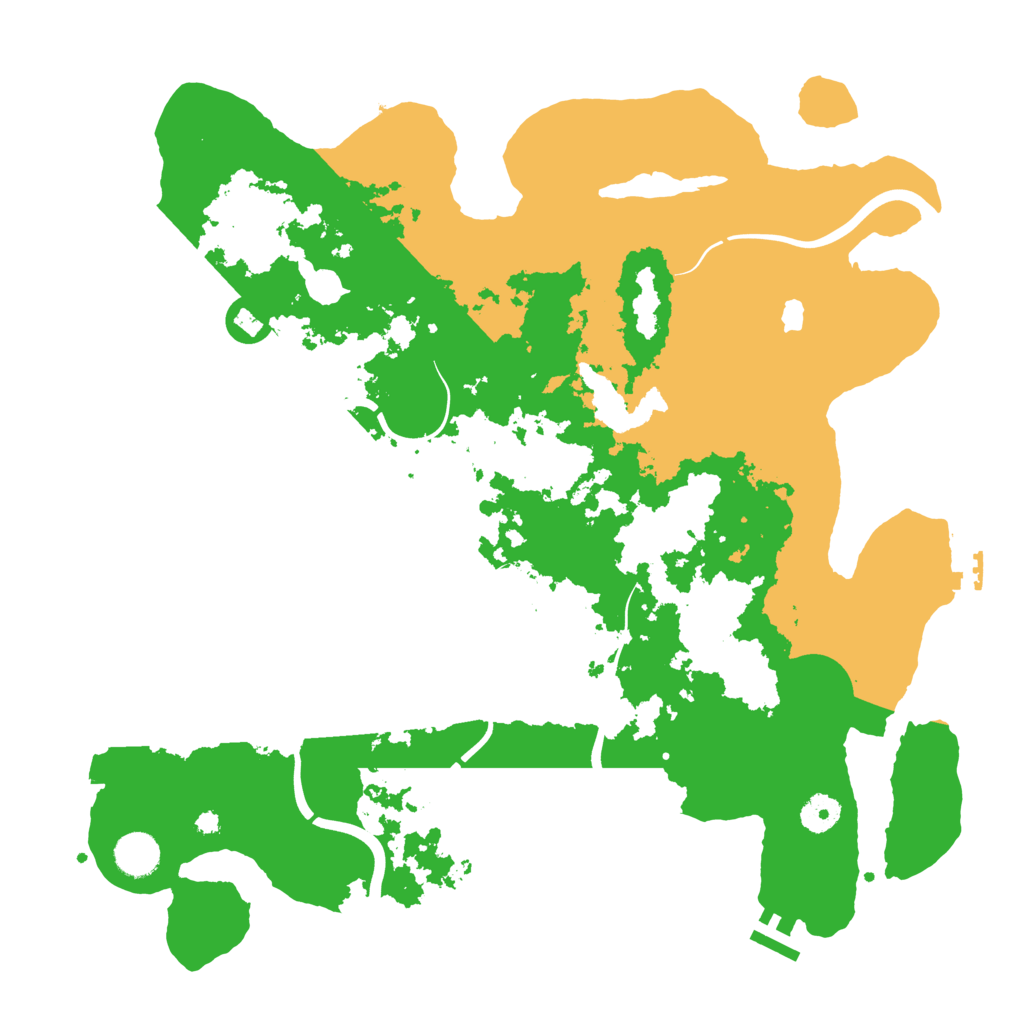 Biome Rust Map: Procedural Map, Size: 4000, Seed: 1291864554