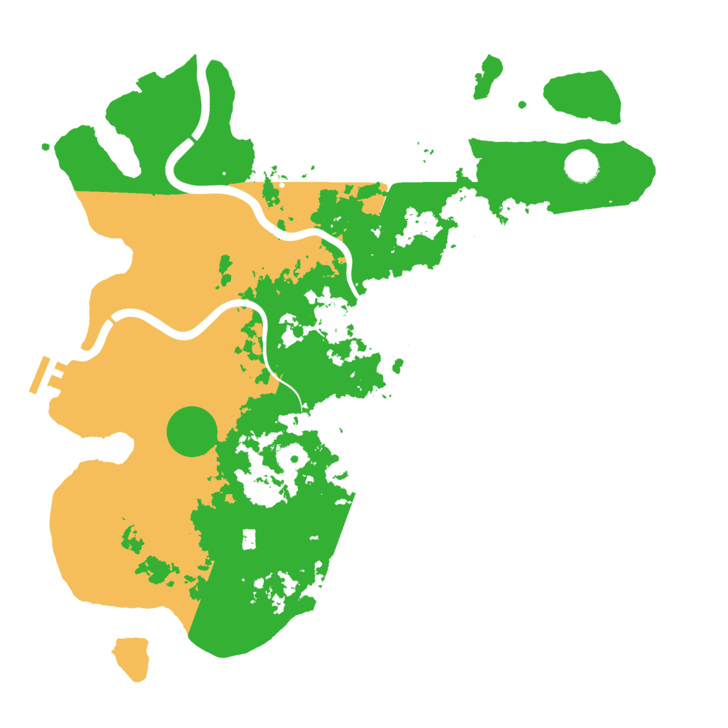 Biome Rust Map: Procedural Map, Size: 3800, Seed: 1349851801