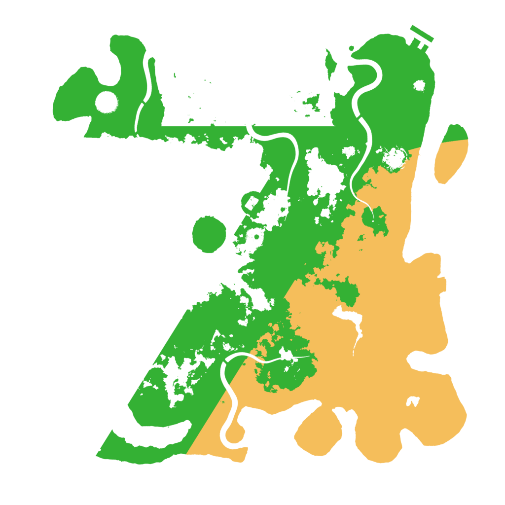 Biome Rust Map: Procedural Map, Size: 4000, Seed: 12964