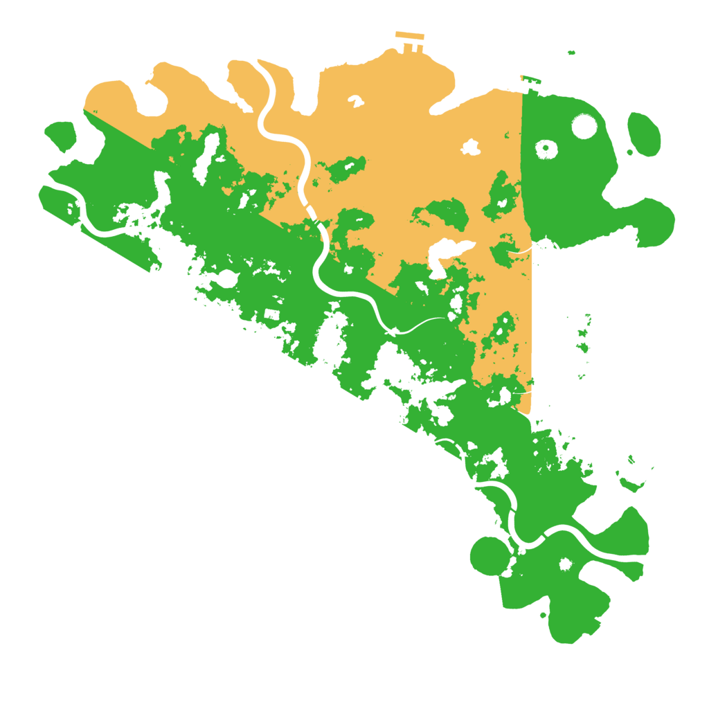 Biome Rust Map: Procedural Map, Size: 5000, Seed: 303135529