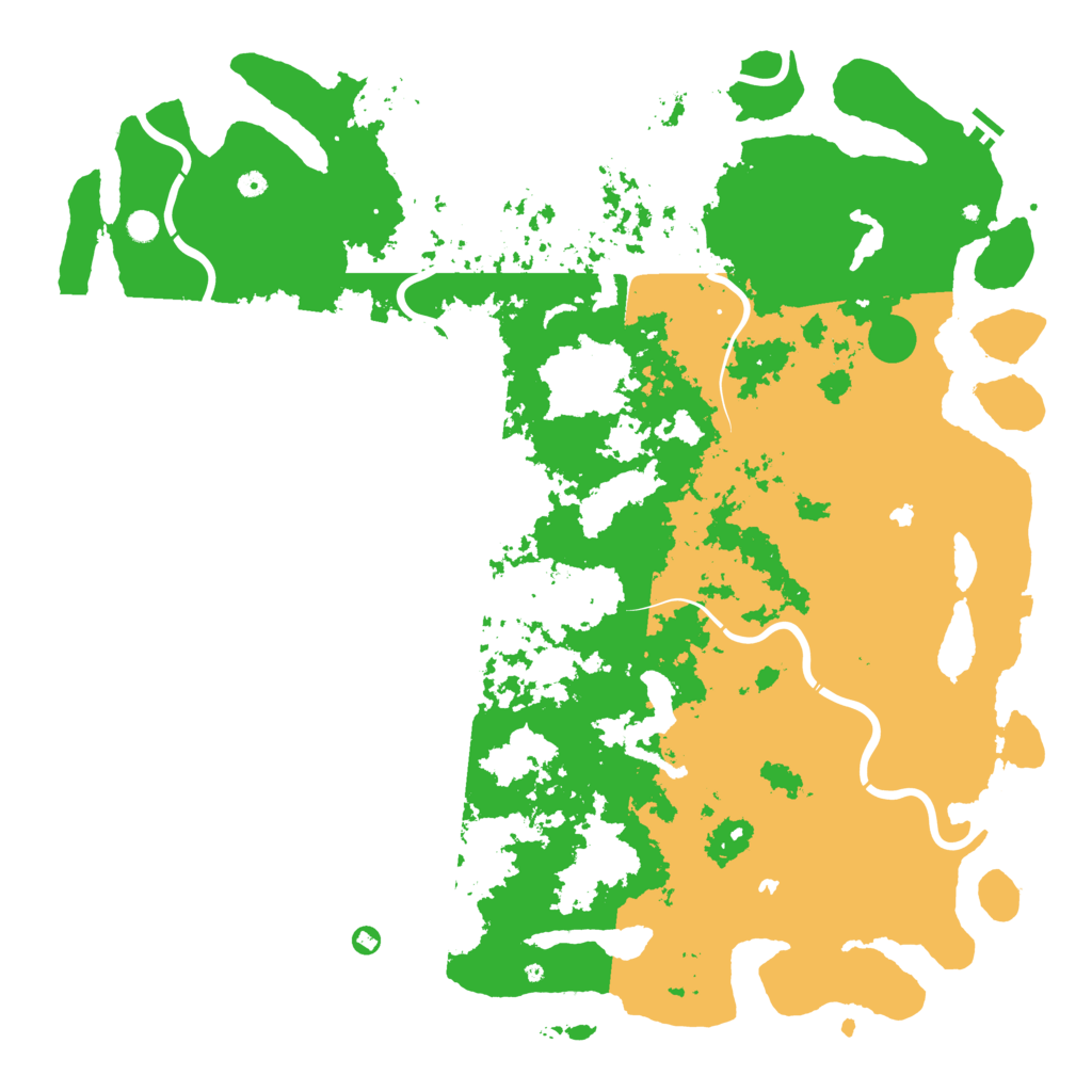 Biome Rust Map: Procedural Map, Size: 6000, Seed: 635671759