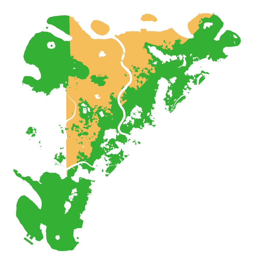 Biome Rust Map: Procedural Map, Size: 5100, Seed: 651805167