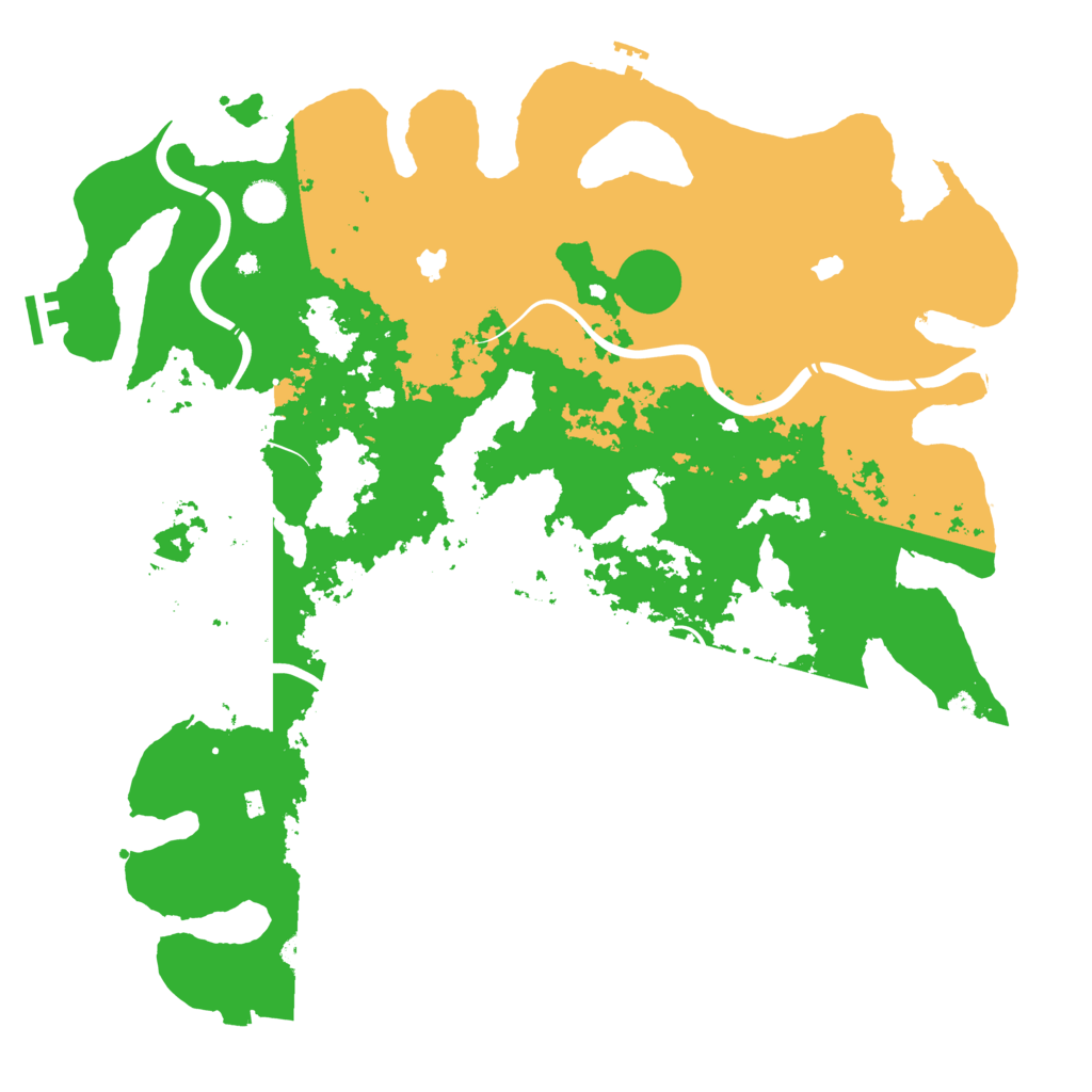 Biome Rust Map: Procedural Map, Size: 4500, Seed: 1460908659