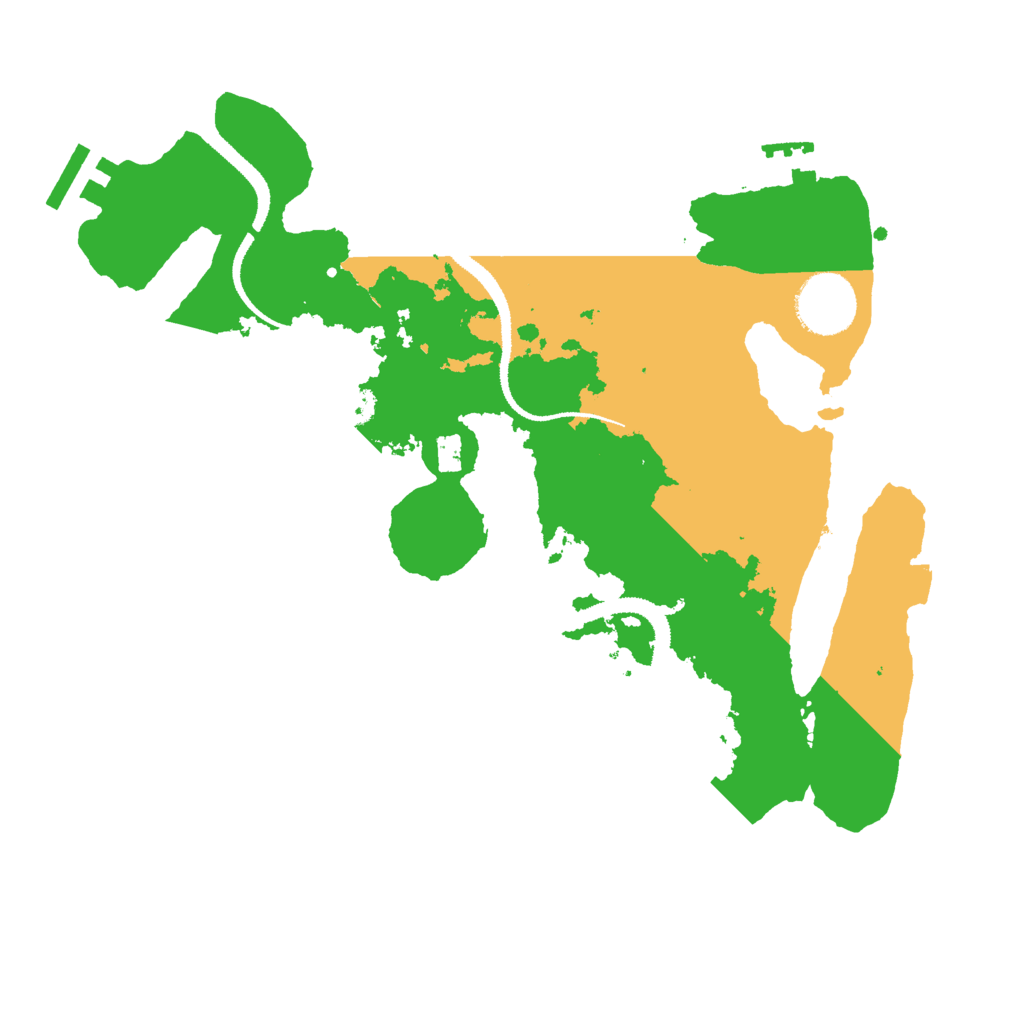 Biome Rust Map: Procedural Map, Size: 3000, Seed: 5748312