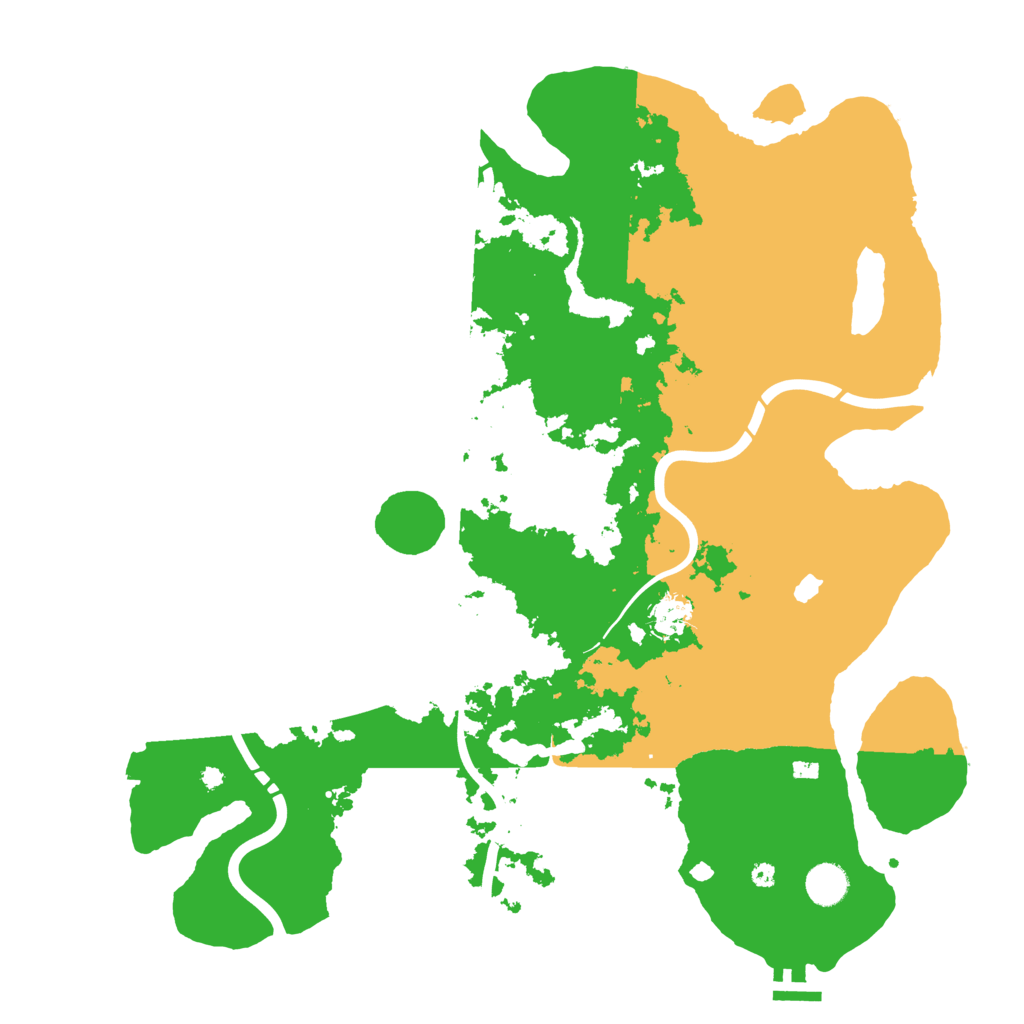Biome Rust Map: Procedural Map, Size: 4250, Seed: 871349