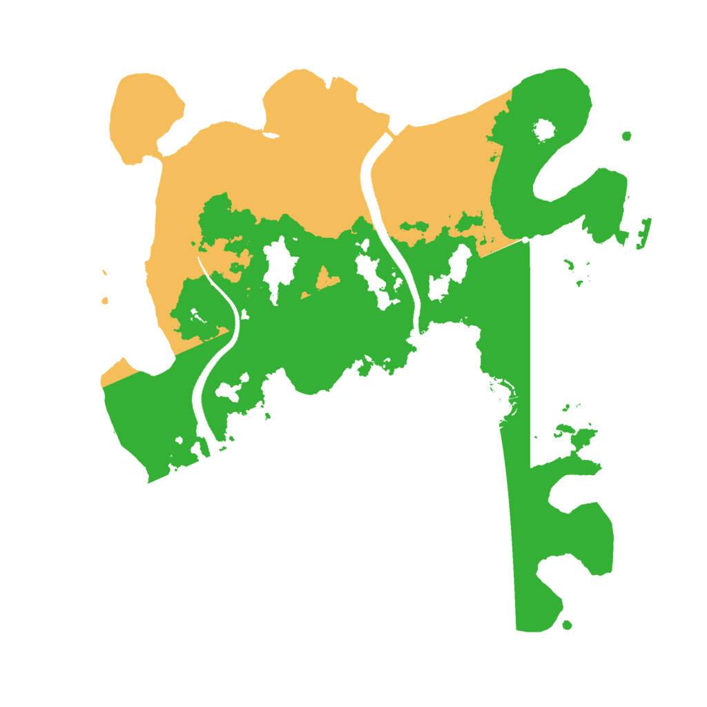 Biome Rust Map: Procedural Map, Size: 3000, Seed: 1435499332