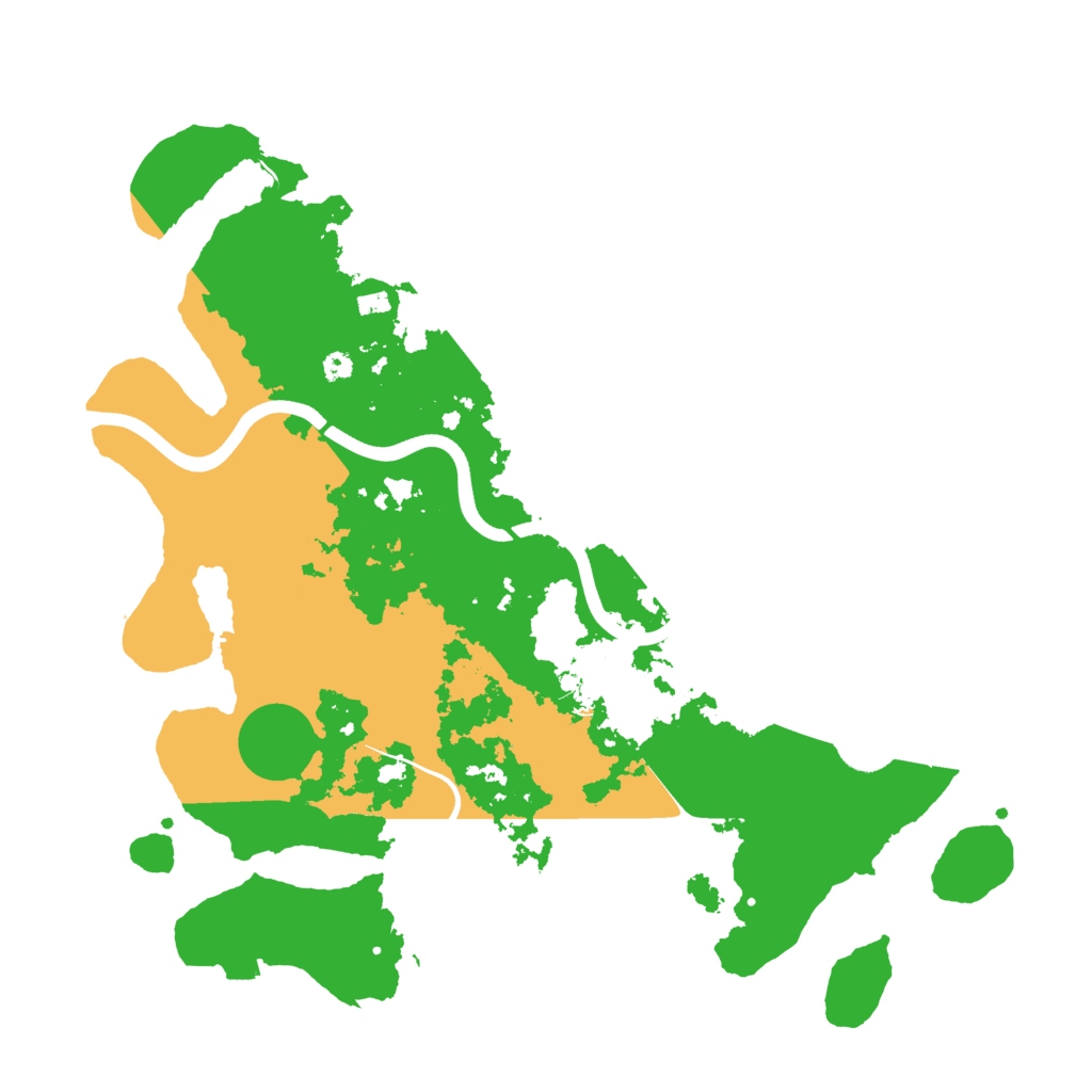 Biome Rust Map: Procedural Map, Size: 3750, Seed: 430279110