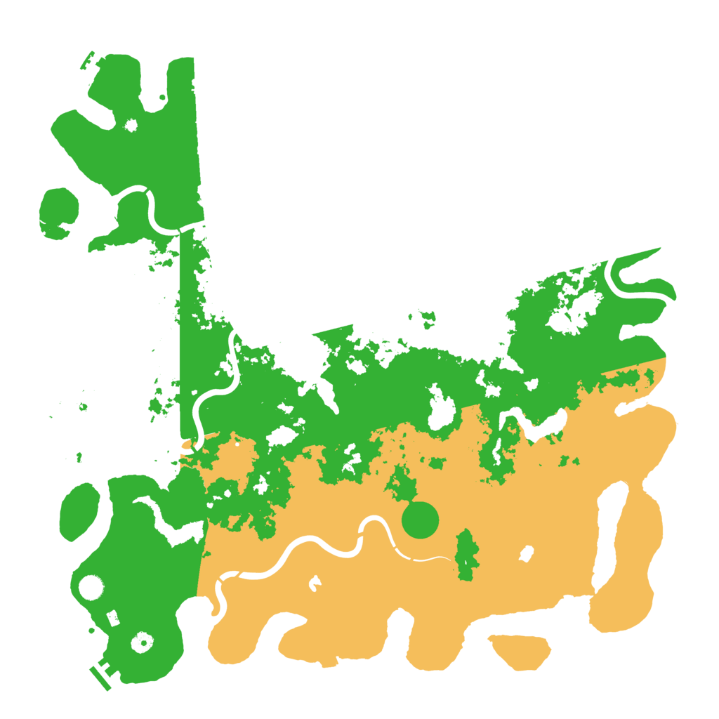Biome Rust Map: Procedural Map, Size: 5095, Seed: 1