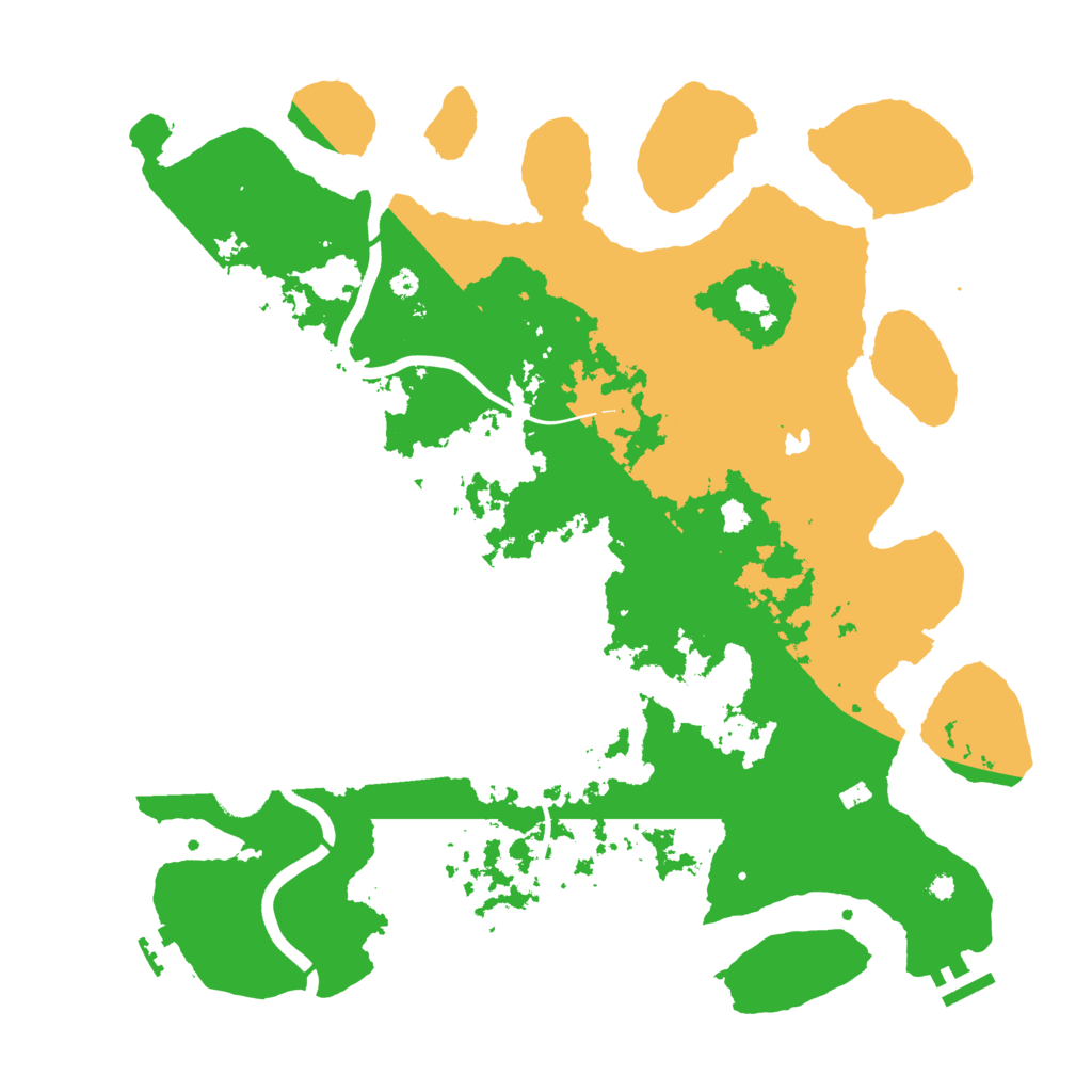 Biome Rust Map: Procedural Map, Size: 4000, Seed: 350783820