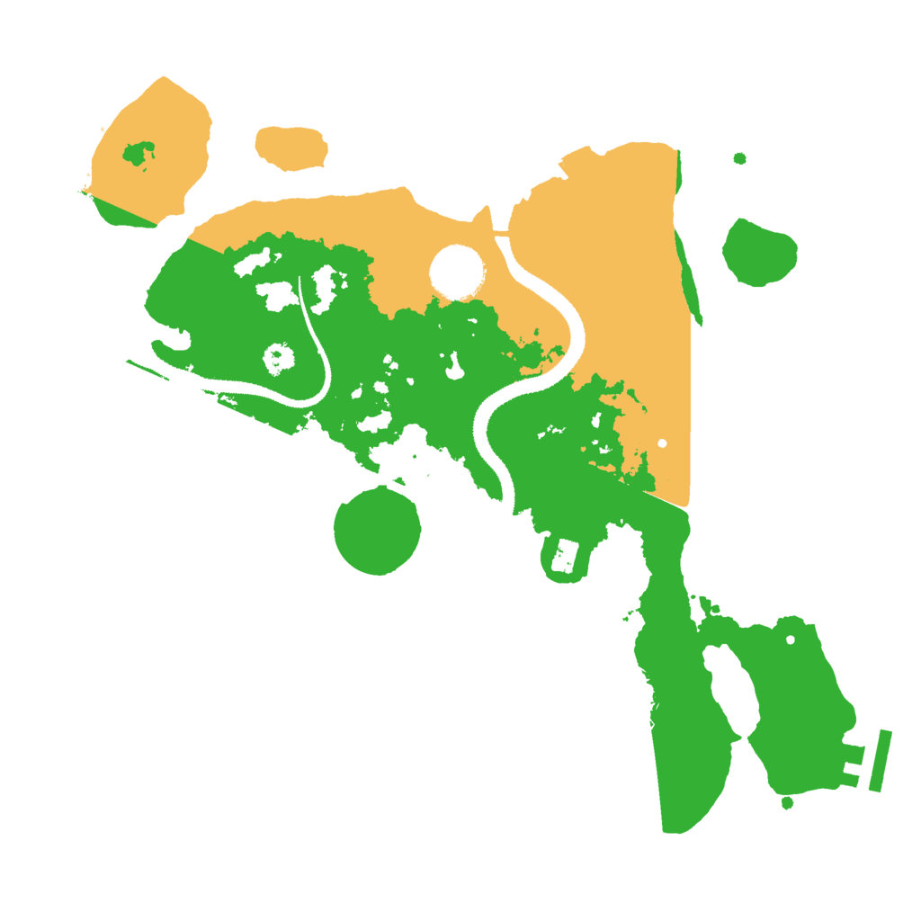 Biome Rust Map: Procedural Map, Size: 3000, Seed: 11794