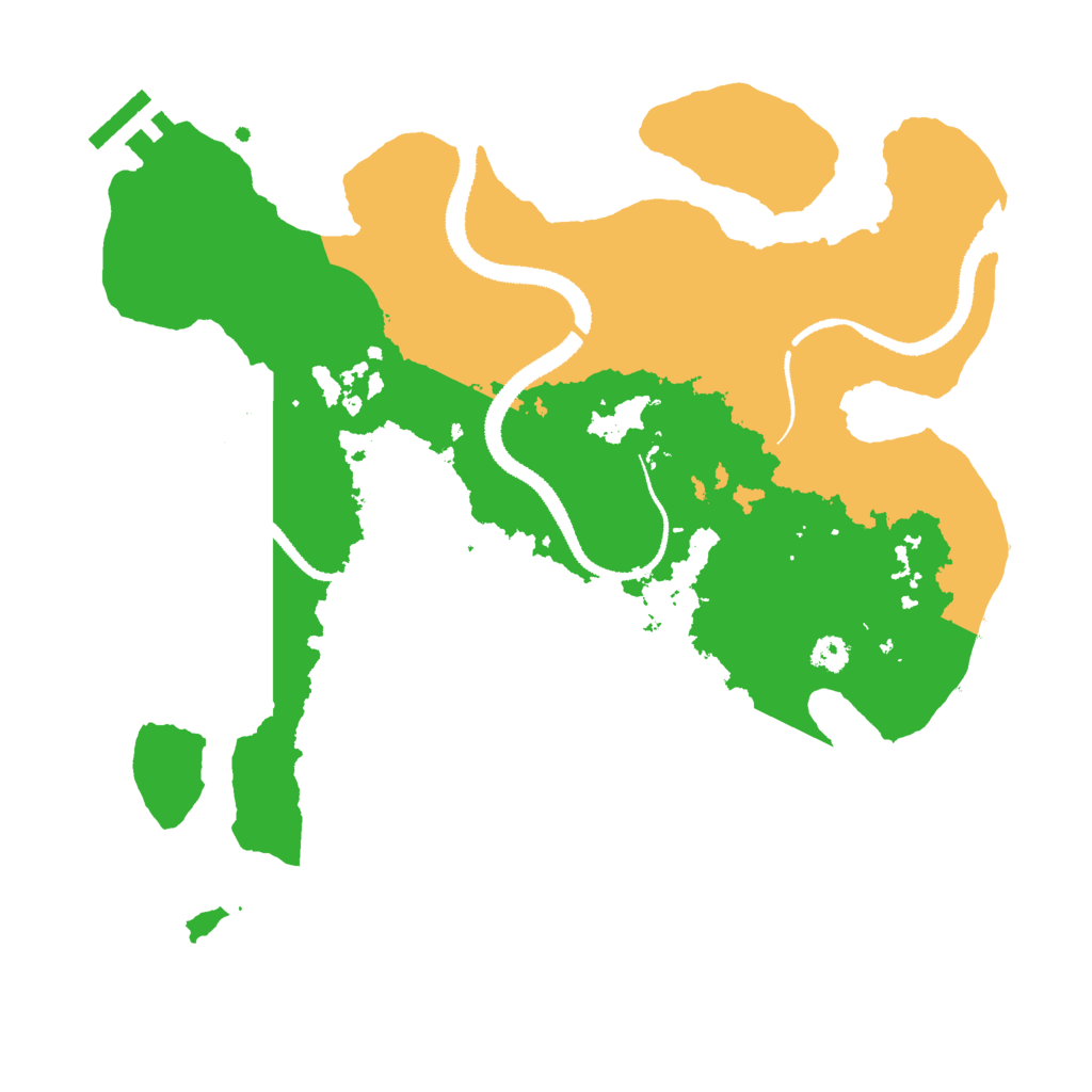 Biome Rust Map: Procedural Map, Size: 3001, Seed: 123077