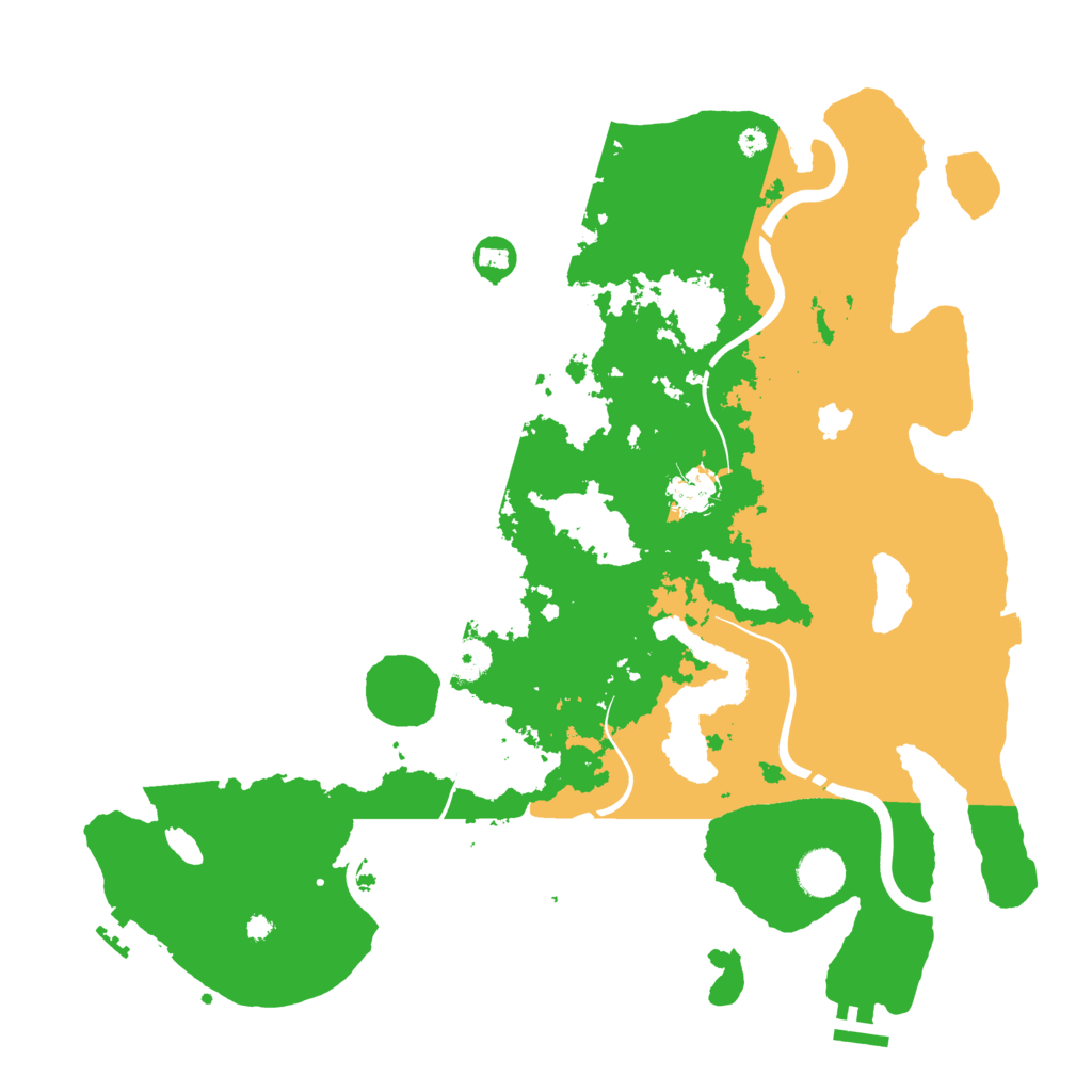 Biome Rust Map: Procedural Map, Size: 4000, Seed: 2123916996