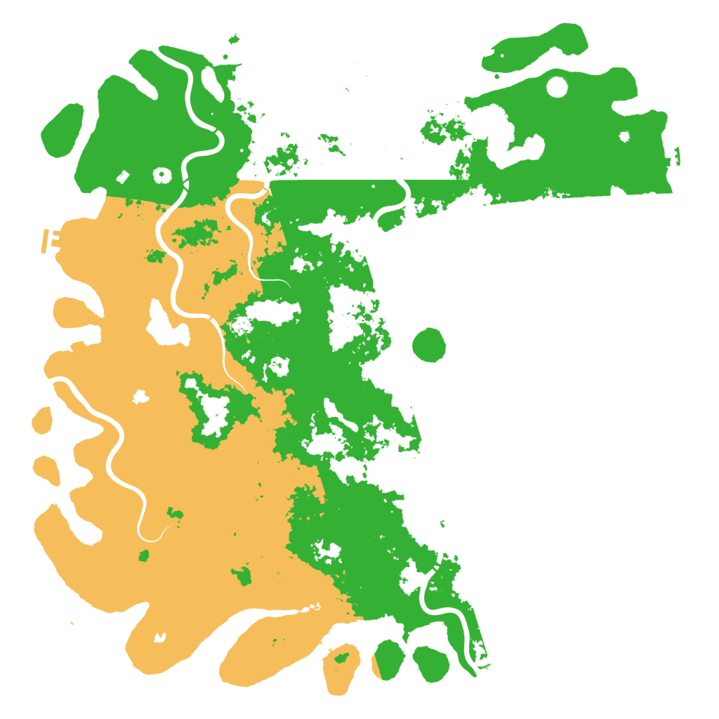 Biome Rust Map: Procedural Map, Size: 6000, Seed: 1473381029