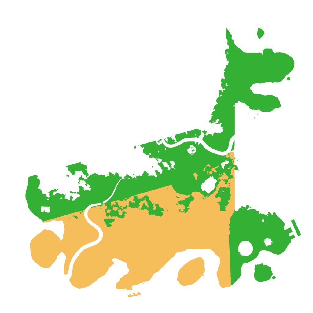 Biome Rust Map: Procedural Map, Size: 3700, Seed: 1305857293