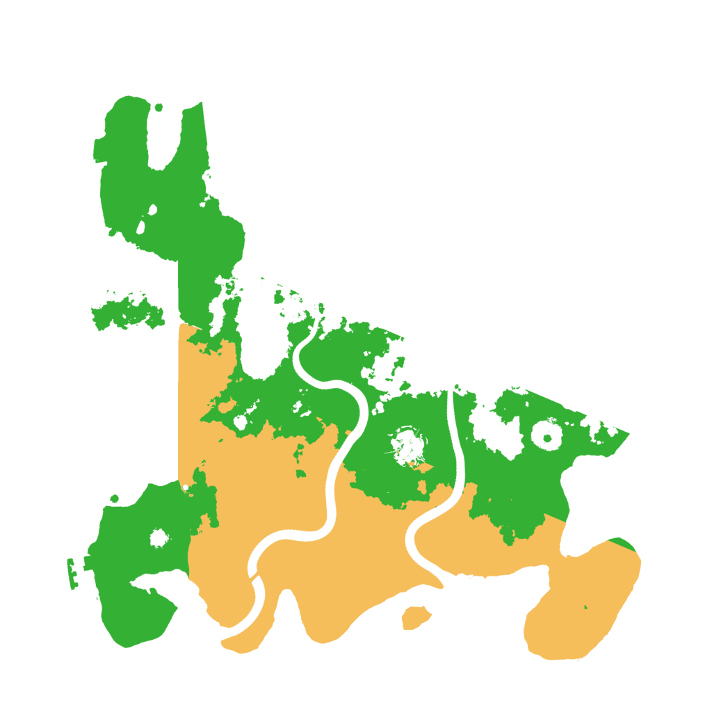 Biome Rust Map: Procedural Map, Size: 3500, Seed: 127207318