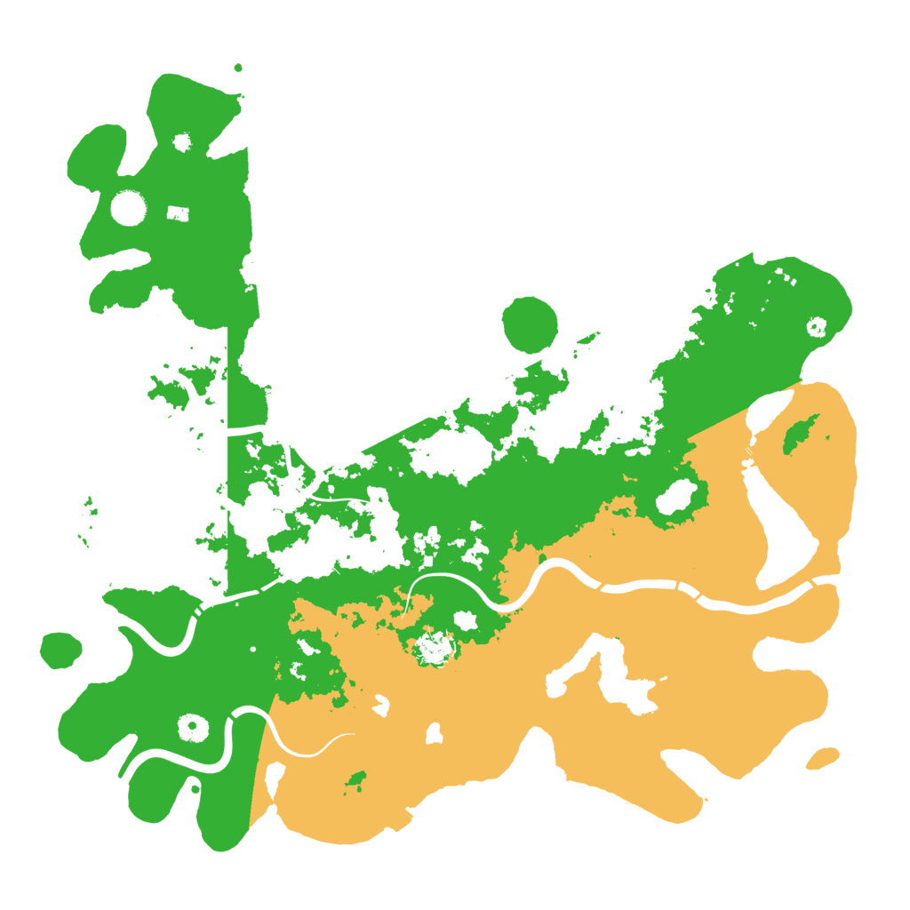 Biome Rust Map: Procedural Map, Size: 4500, Seed: 1935529
