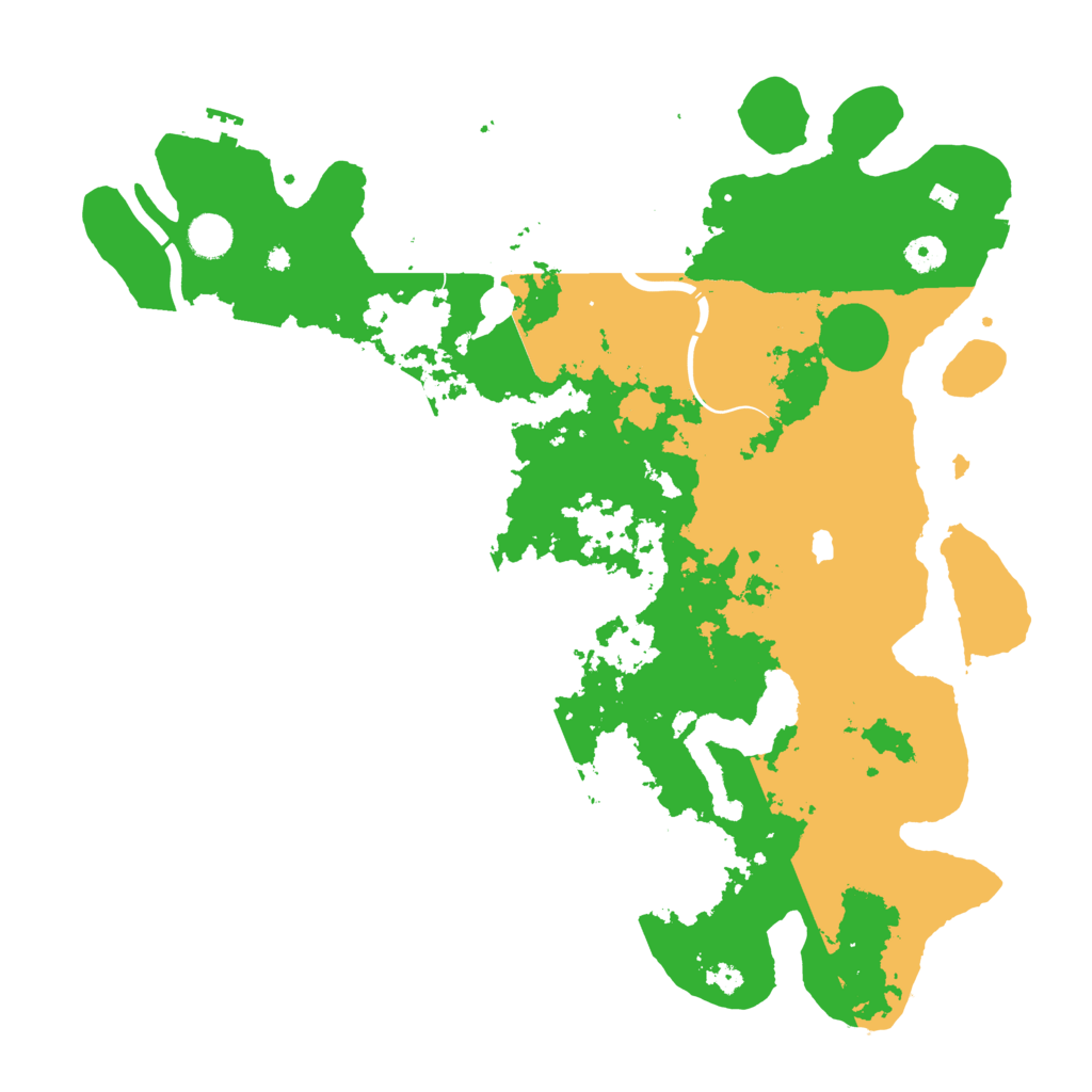 Biome Rust Map: Procedural Map, Size: 4300, Seed: 1587082400