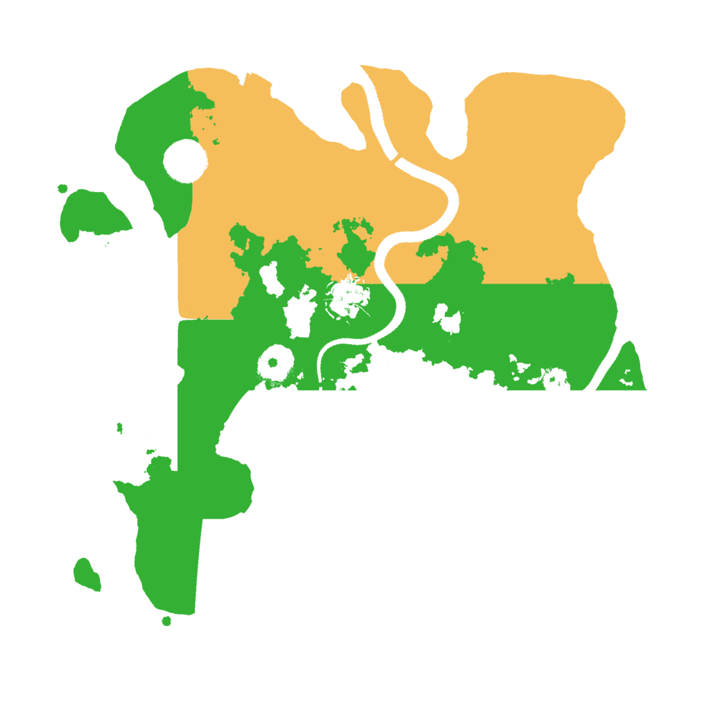 Biome Rust Map: Procedural Map, Size: 3000, Seed: 1326015162