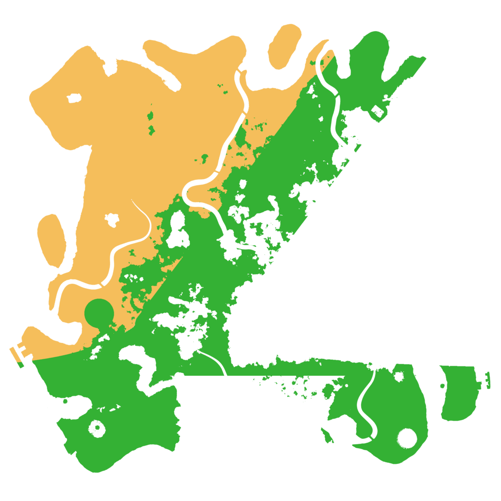 Biome Rust Map: Procedural Map, Size: 4500, Seed: 1163033586